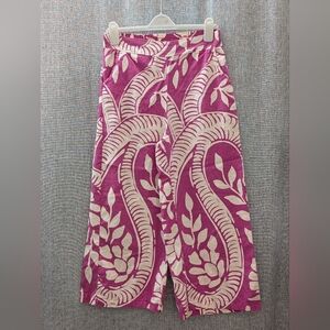 Christian Siriano Fuchsia and Cream Textured Fabric